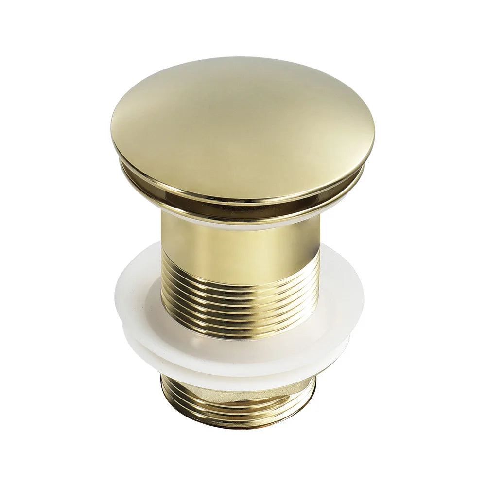 Drain Stoppe Gold Bathroom Basin Sink Pop-Up Drain