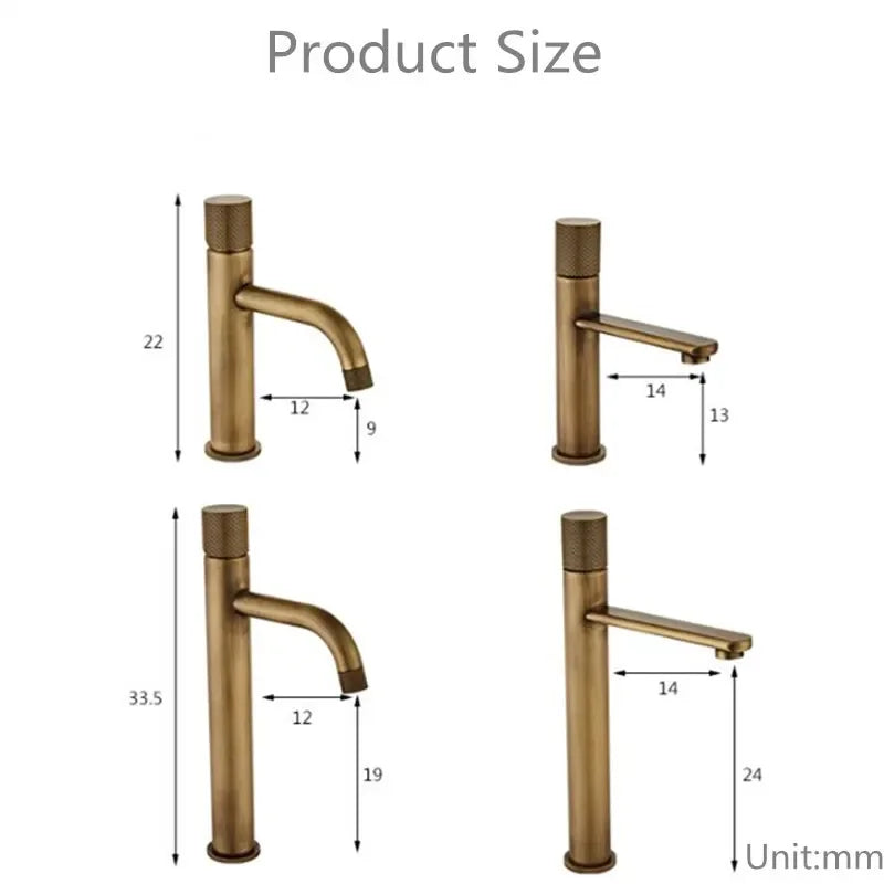 Basin Faucets Antique Bronze Bathroom Faucet & Cold