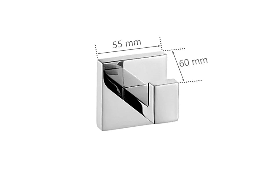 Stainless Steel Bathroom Hardware Mirror Chrome Polished Towel