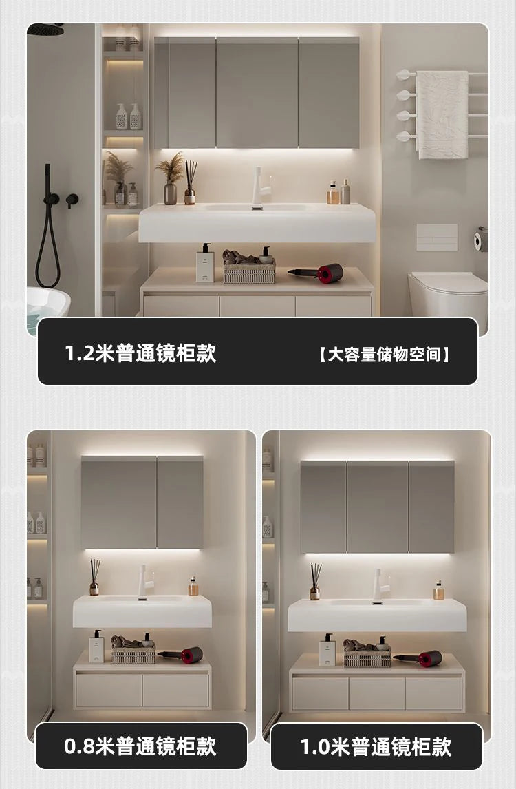 Bathroom Furniture Skin Sensor Bathroom Vanity Cabinet Sink