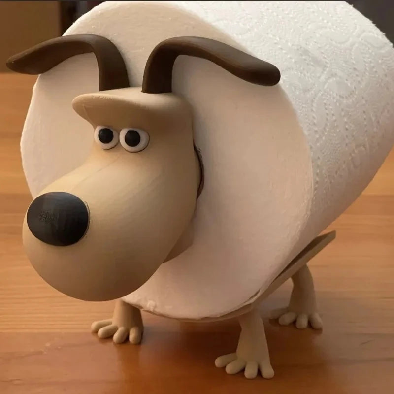 Fun Dog Raccoon Sheep Toilet Paper Holder Decor