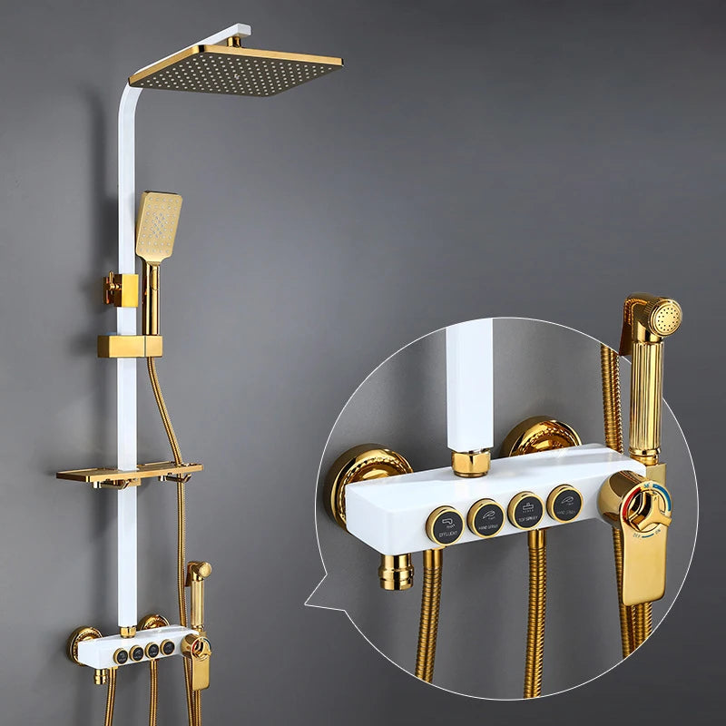 Sdsn Thermostatic Digital Bathroom Shower System Inch Rainfall