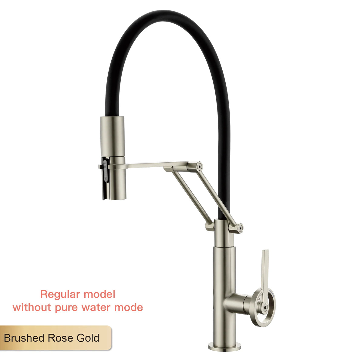 Gun Gray Brass Island Style Faucet Filtered Water