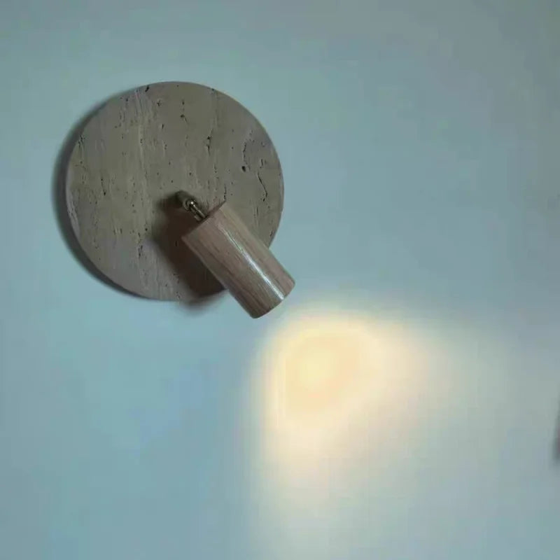 Iwhd Wood Led Wall Lamp Sconce Pull Chain