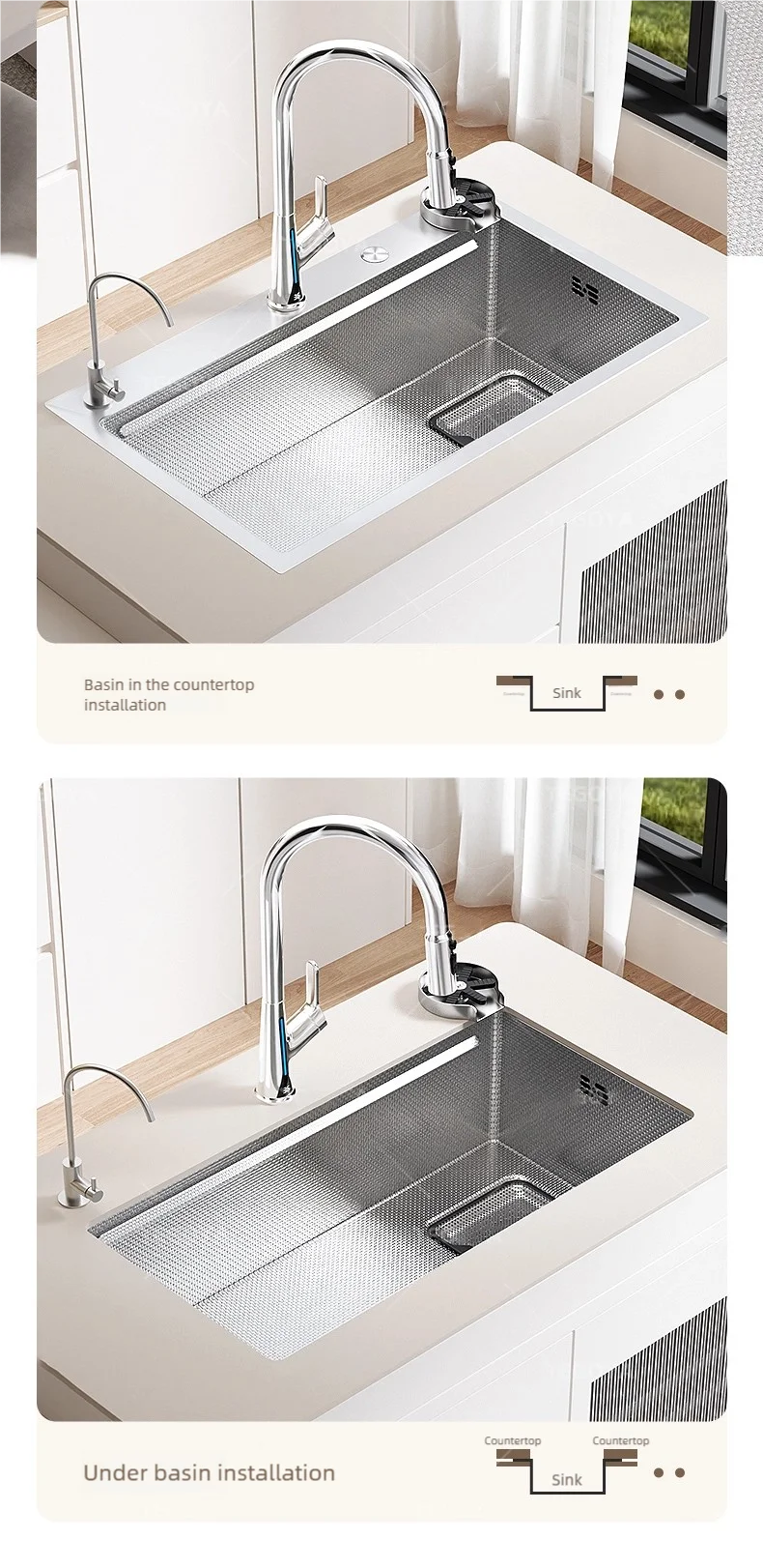 316l Stainless Steel Sink Food Grade Large Slot