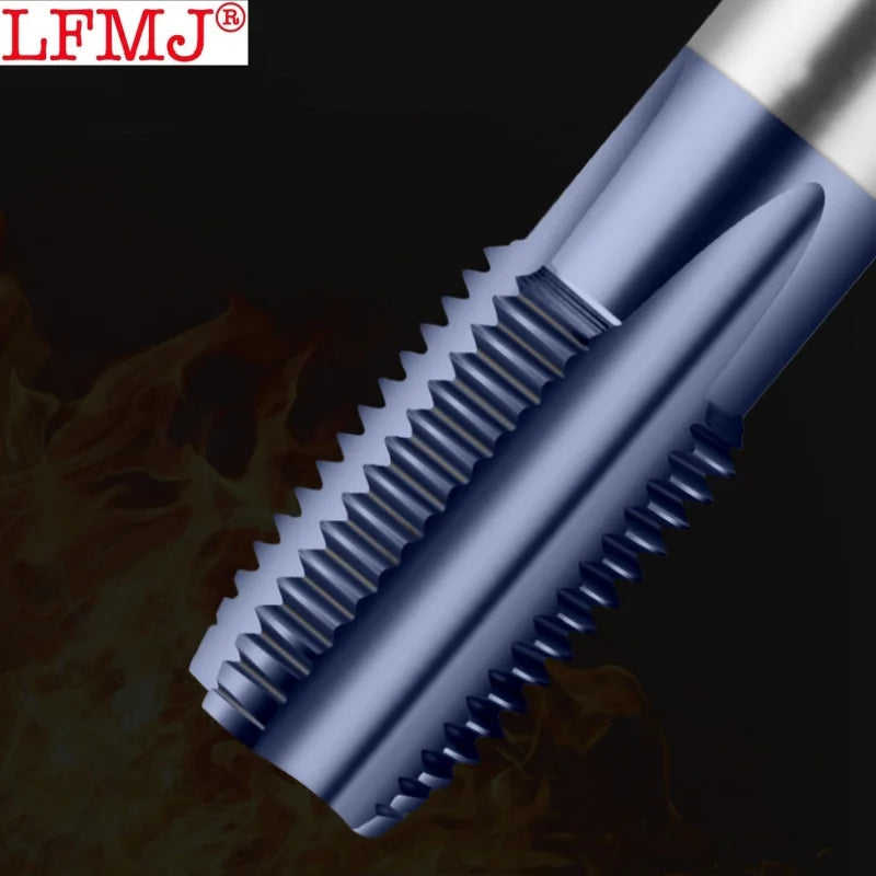 1pcs Hsse Ticn-Coating Pipe Straight Groove Tap/Spiral Tap