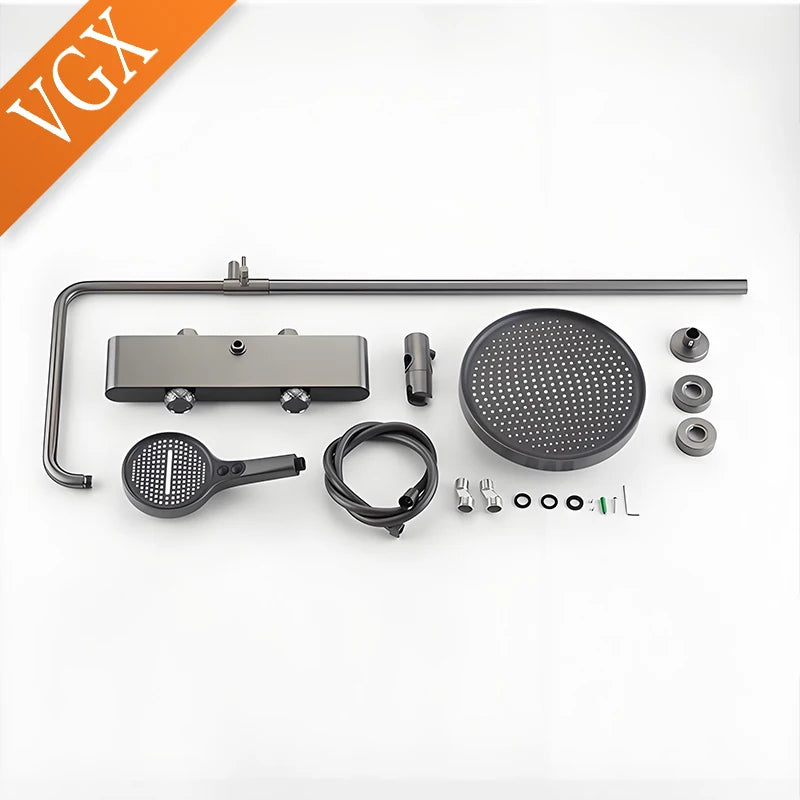 Vgx Gold Shower System Bathroom Shower Faucet 3-Way