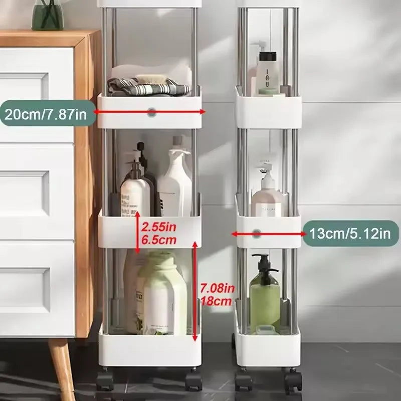 Narrow Cabinet Living Room Floor Partition Frame Bathroom