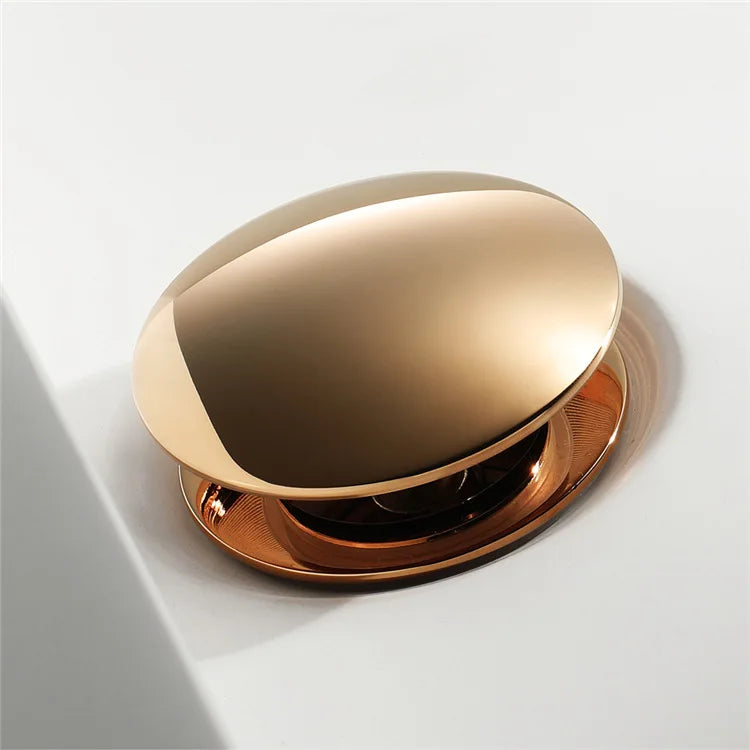 Drain Stoppe Gold Bathroom Basin Sink Pop-Up Drain