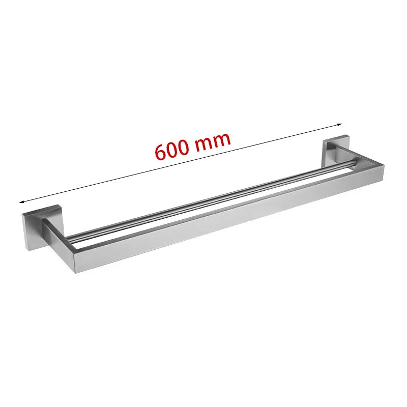 Stainless Steel Bathroom Brushed Nickel Towel Rack Toilet