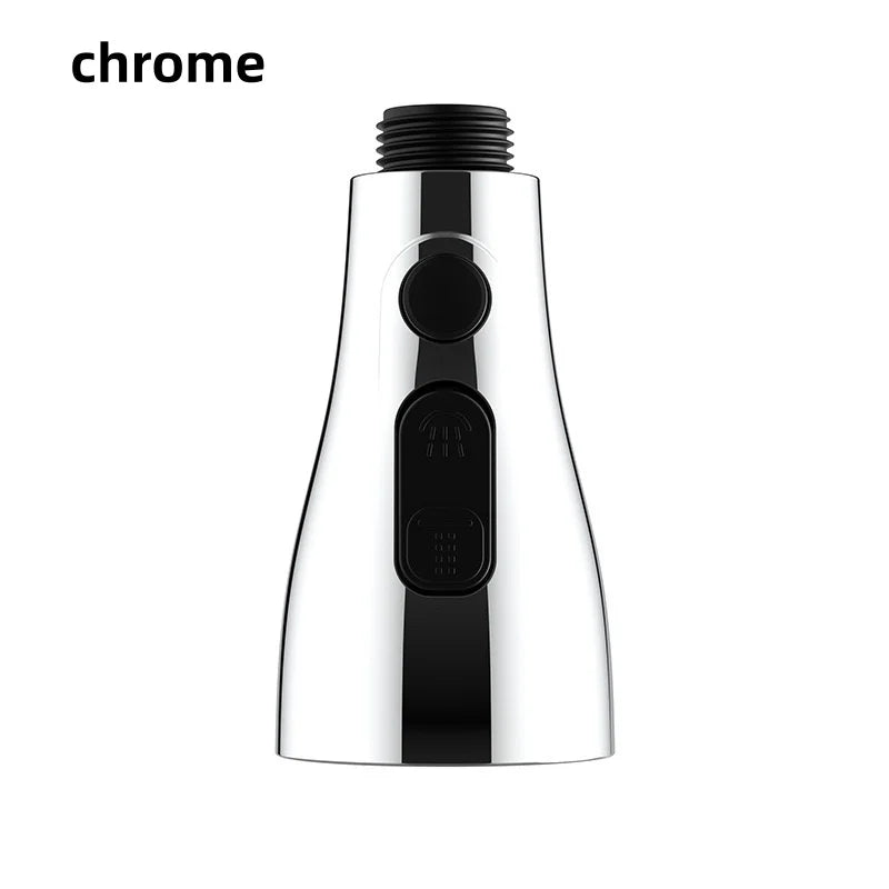 Pull-Out Three-Function Faucet Nozzle Abs Durable Water-Saving