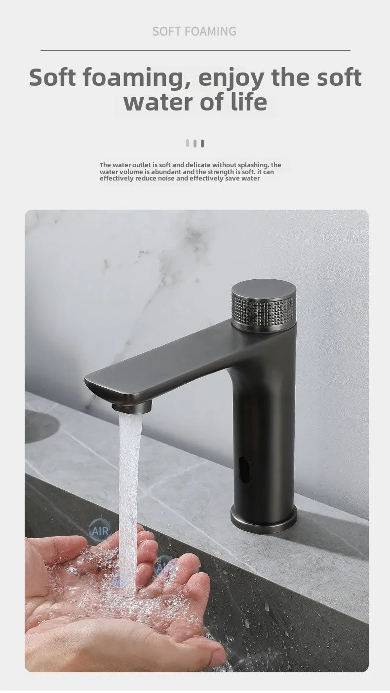 304 Stainless Steel Cold Water Basin Faucet Infrared