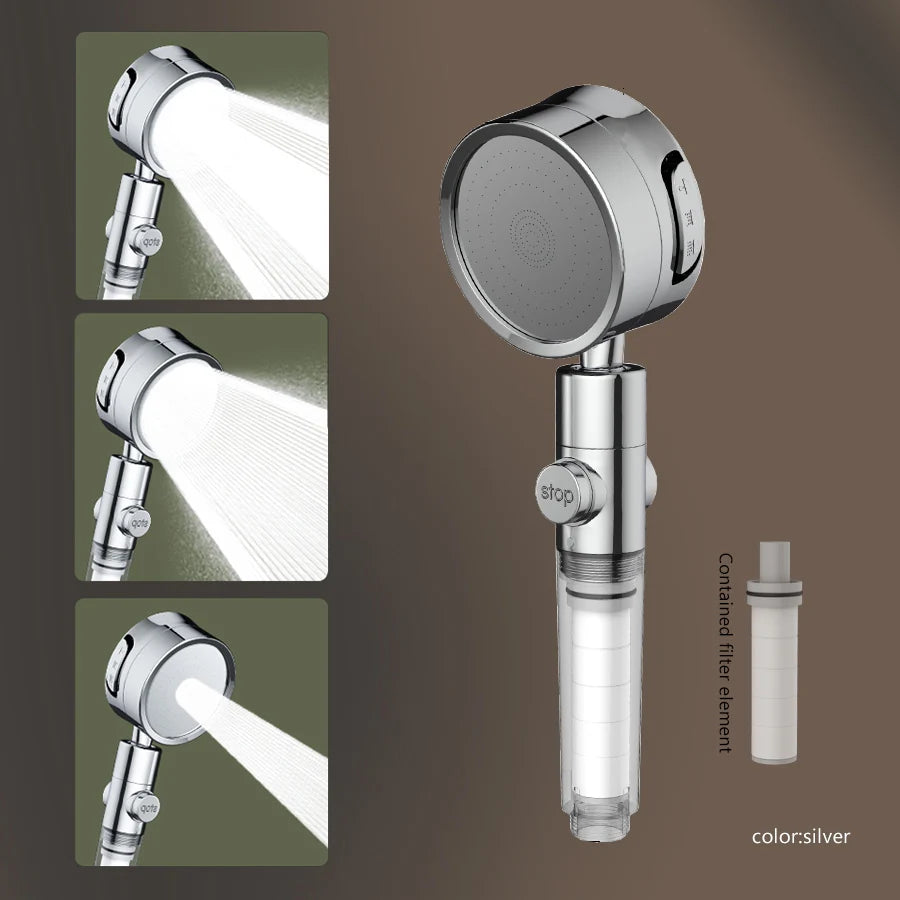 Yalandeng High-Pressure Filter Shower Head Three-Level
