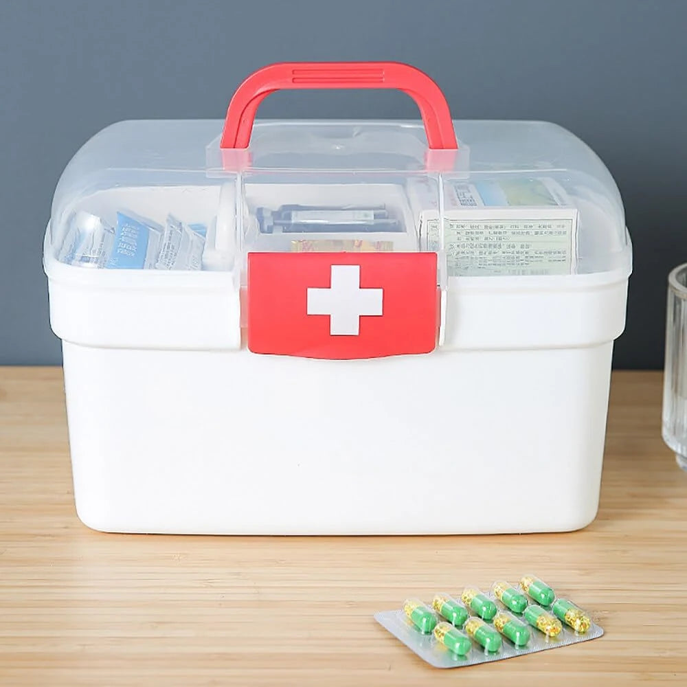 1pcs 2-Tier Medicine Organizer - Medicine Cabinet Handle