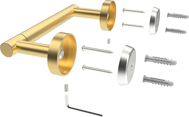 Stainless Steel Toilet Paper Holder Wall Mounted Toilet