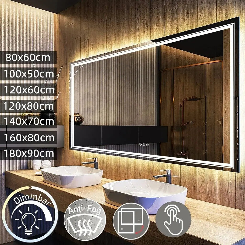 Luvodi 180cm Extra Large Wall Mounted Vanity Dressing