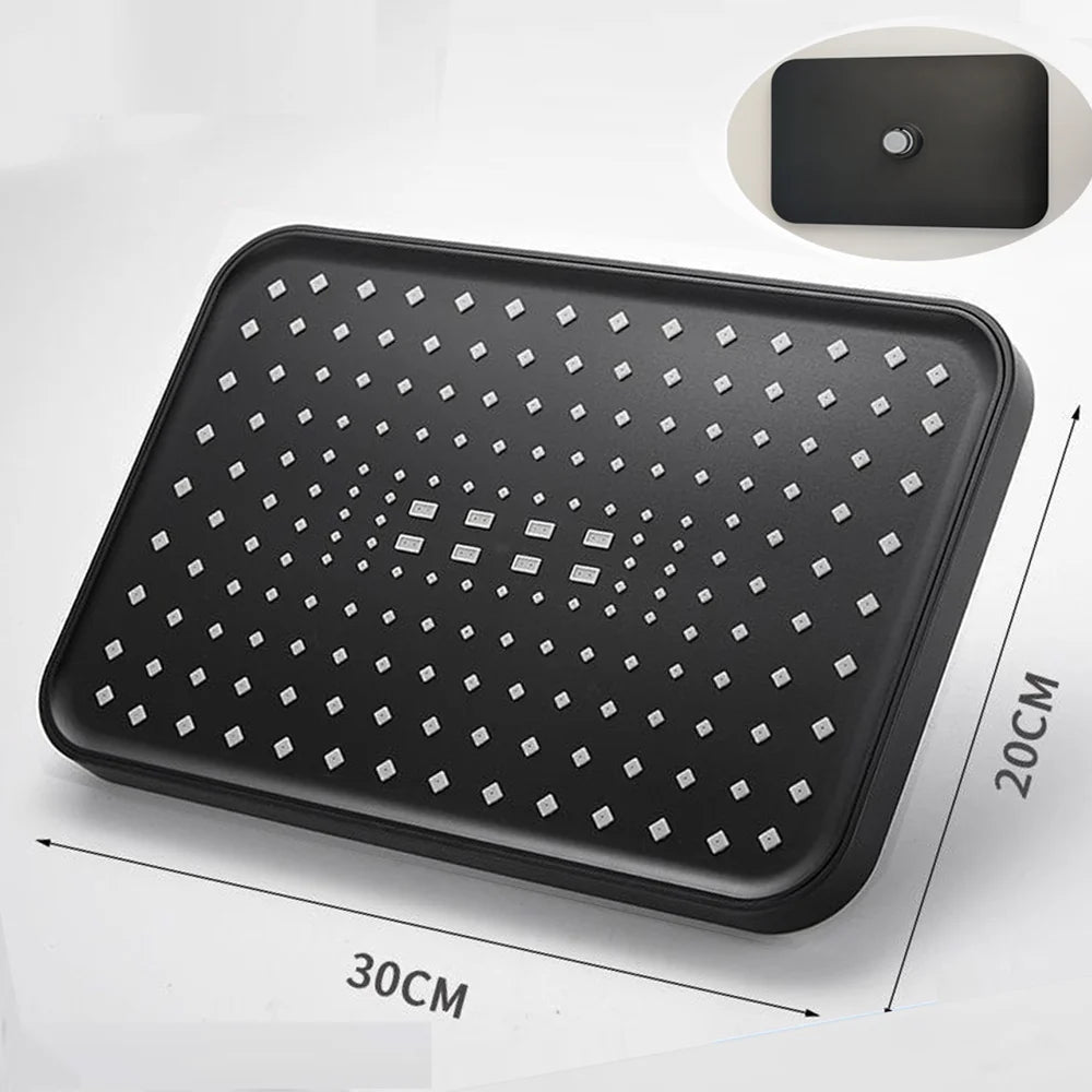 320mm Big Panel Supercharge Waterfall Shower Head Modes