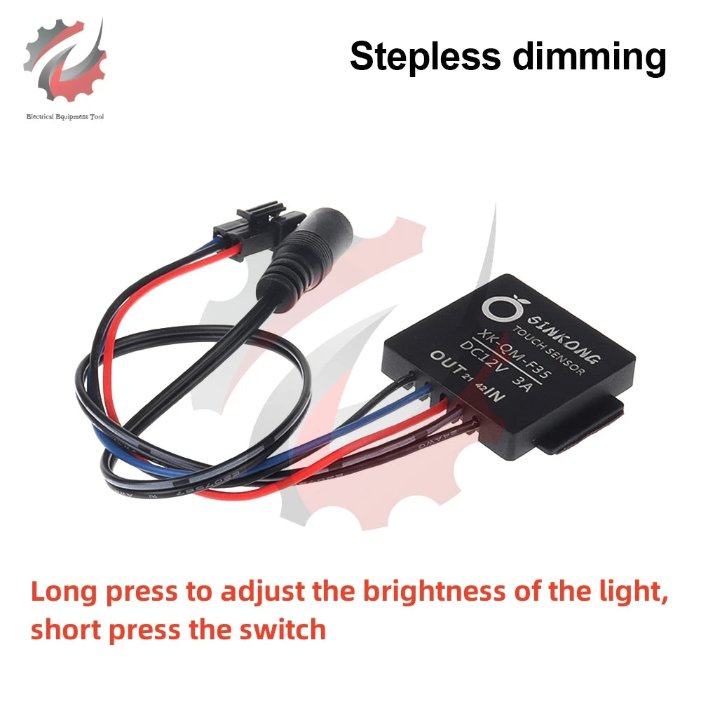 Dc 5-12v Bathroom Mirror Switch Led Inductive Dimming