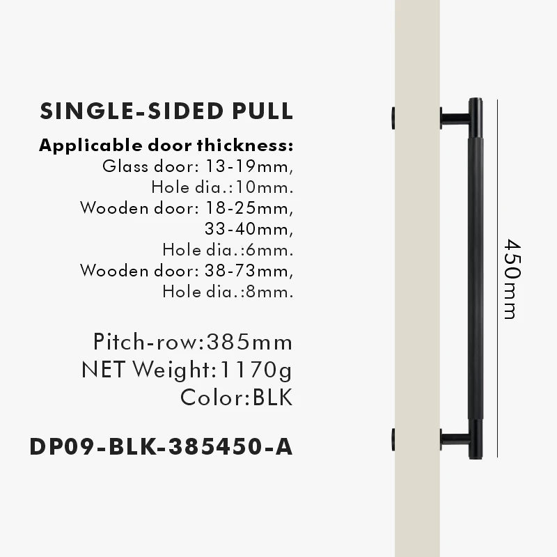 Nurlin Brass Door Double Sided Linear Striped Pull