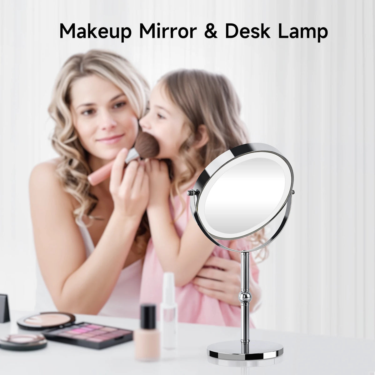 Touch Led Magnifying Makeup Mirror Double Sided 10x