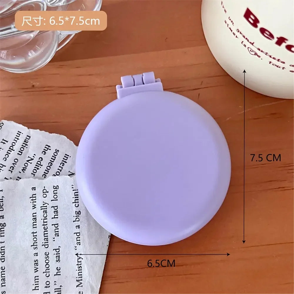 Cute Cartoon Foldable Comb Makeup Mirror Air Cushion