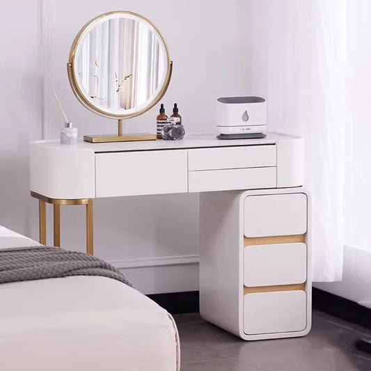 White Modern Vanity Table Living Room Makeup Vanity
