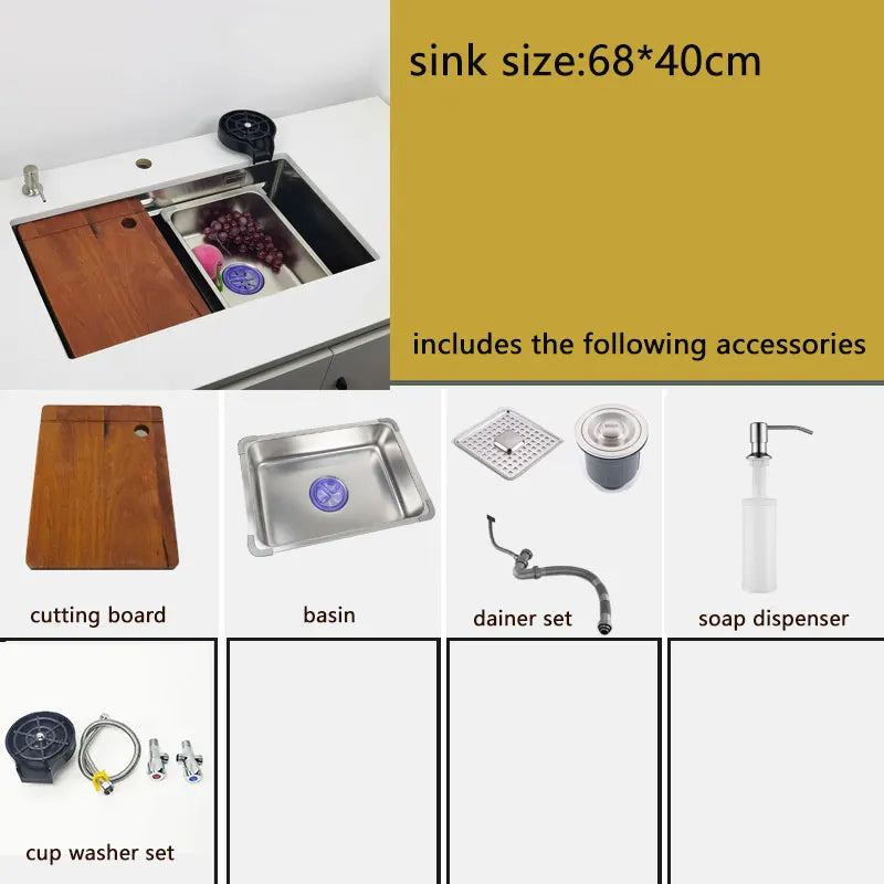 304 Stainless Steel Undermount Or Above Mount Sink