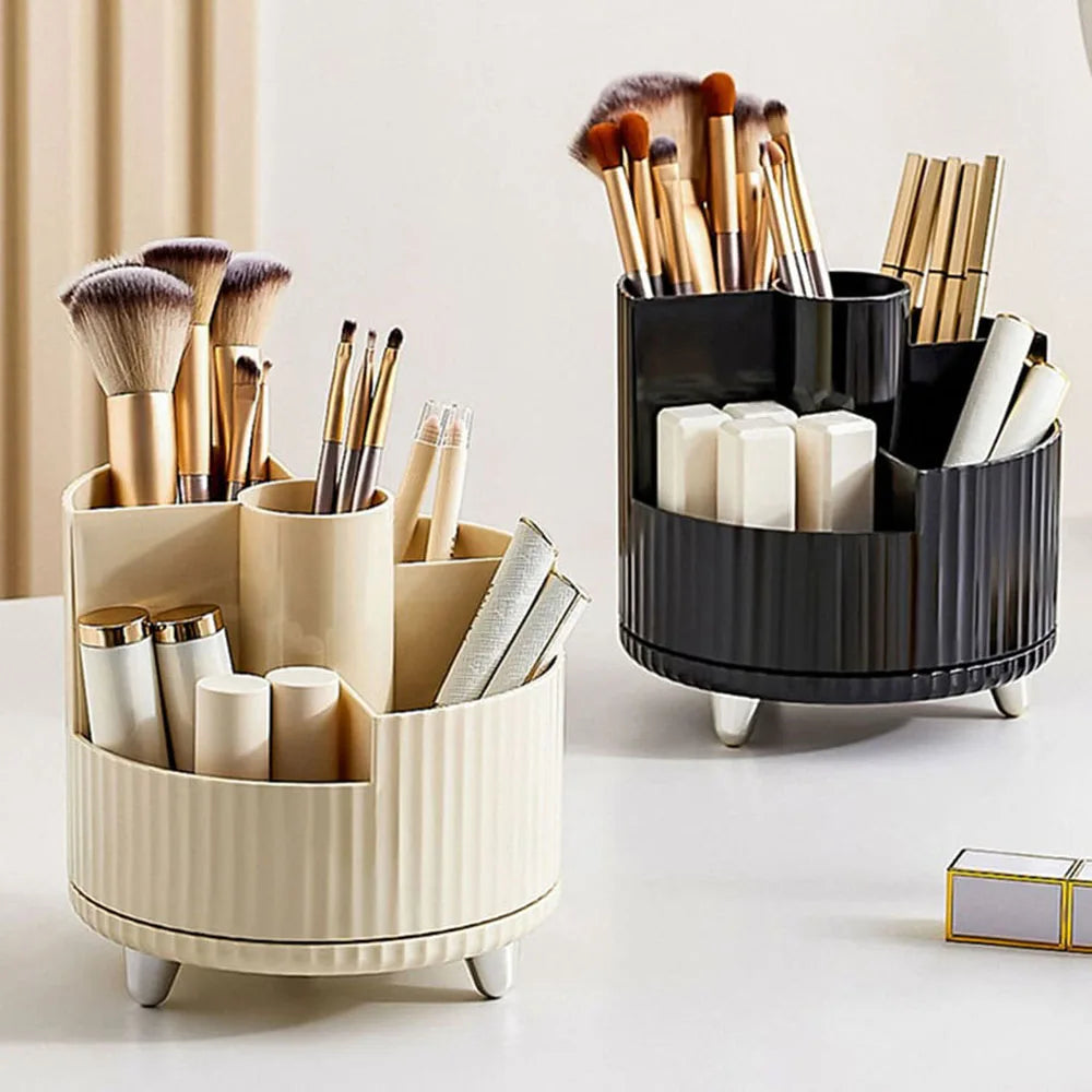 360 Rotatable Makeup Storage Organizer Multi-Grid Divided Holder