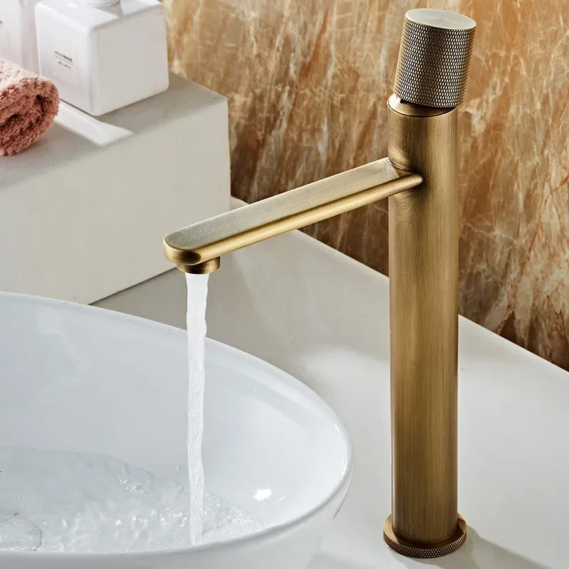 Basin Faucets Antique Bronze Bathroom Faucet & Cold