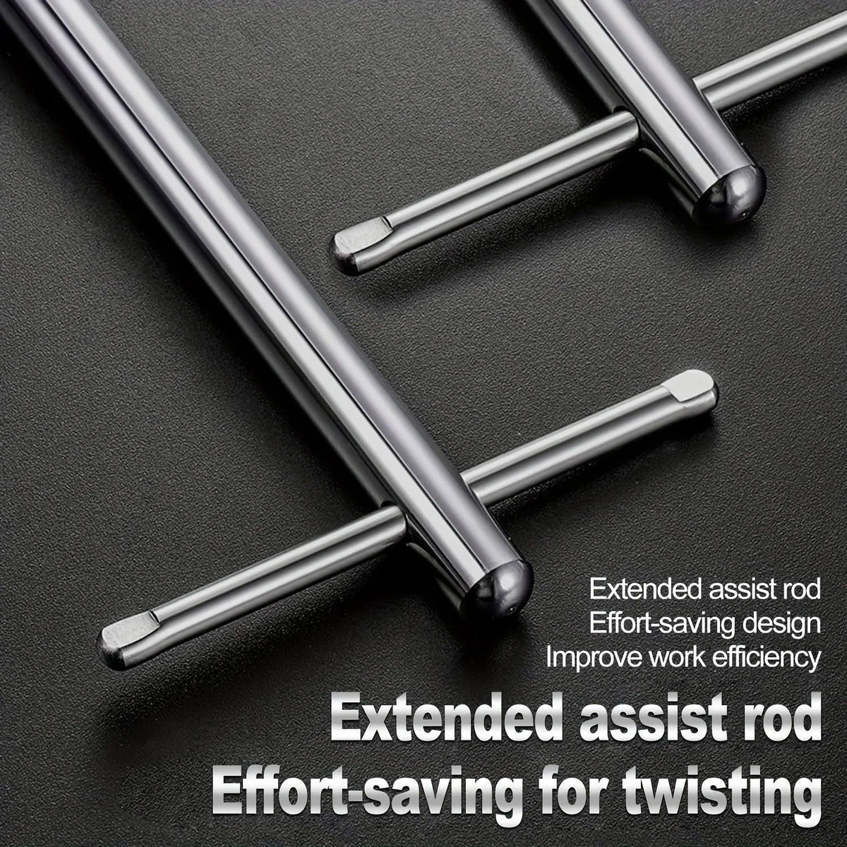 Adjustable Basin Wrench Tight Spaces Carbon Steel Ratcheting