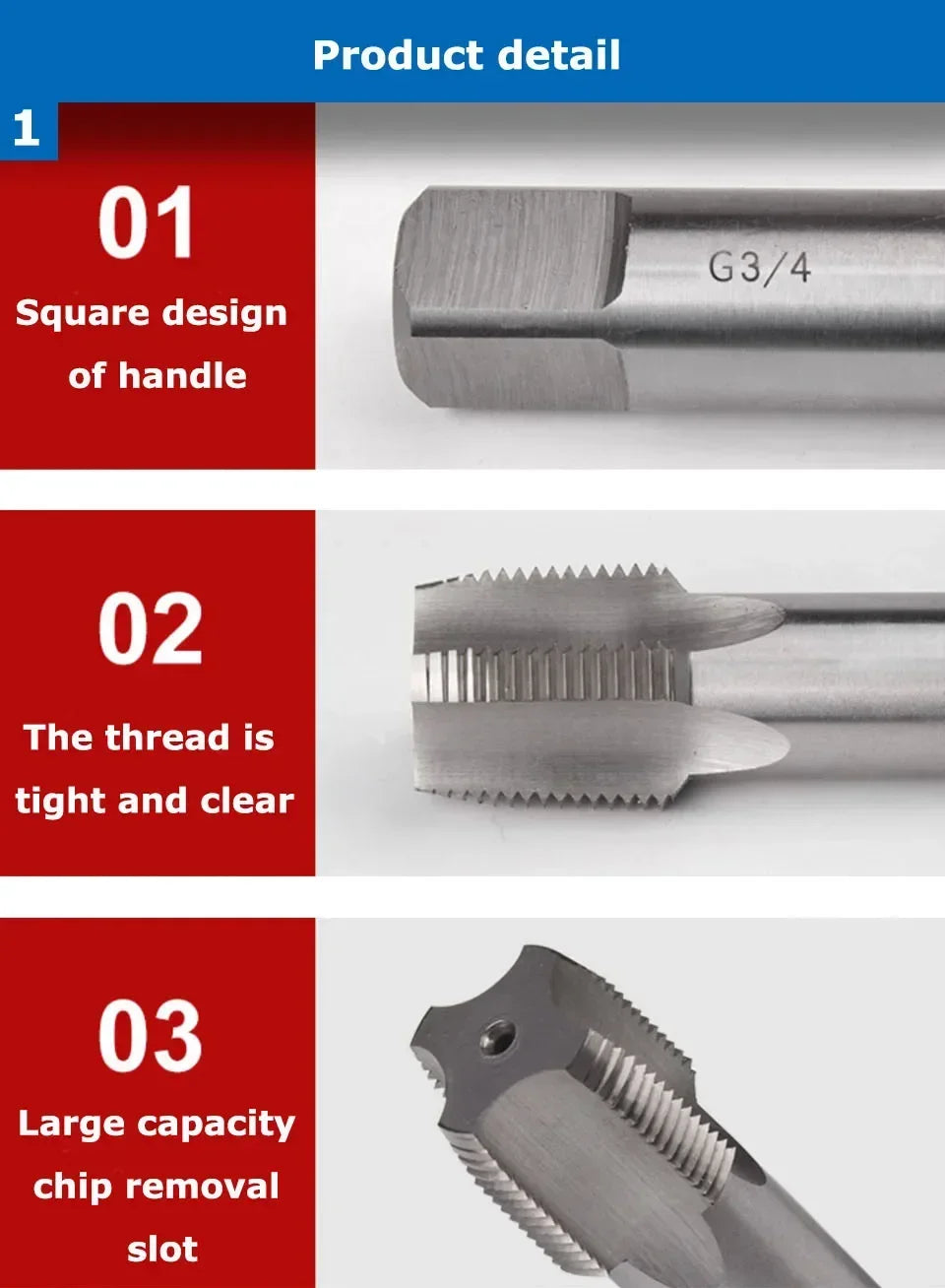 Loco Hss Pipe Tap 1/16-2inch Metric Screw Thread