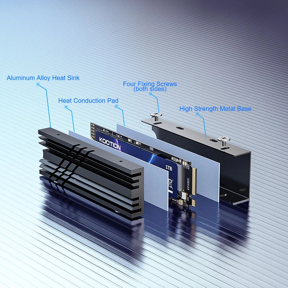 Kootion M2 Nvme Ssd 1tb Gen4 7200mb/S Pcie4