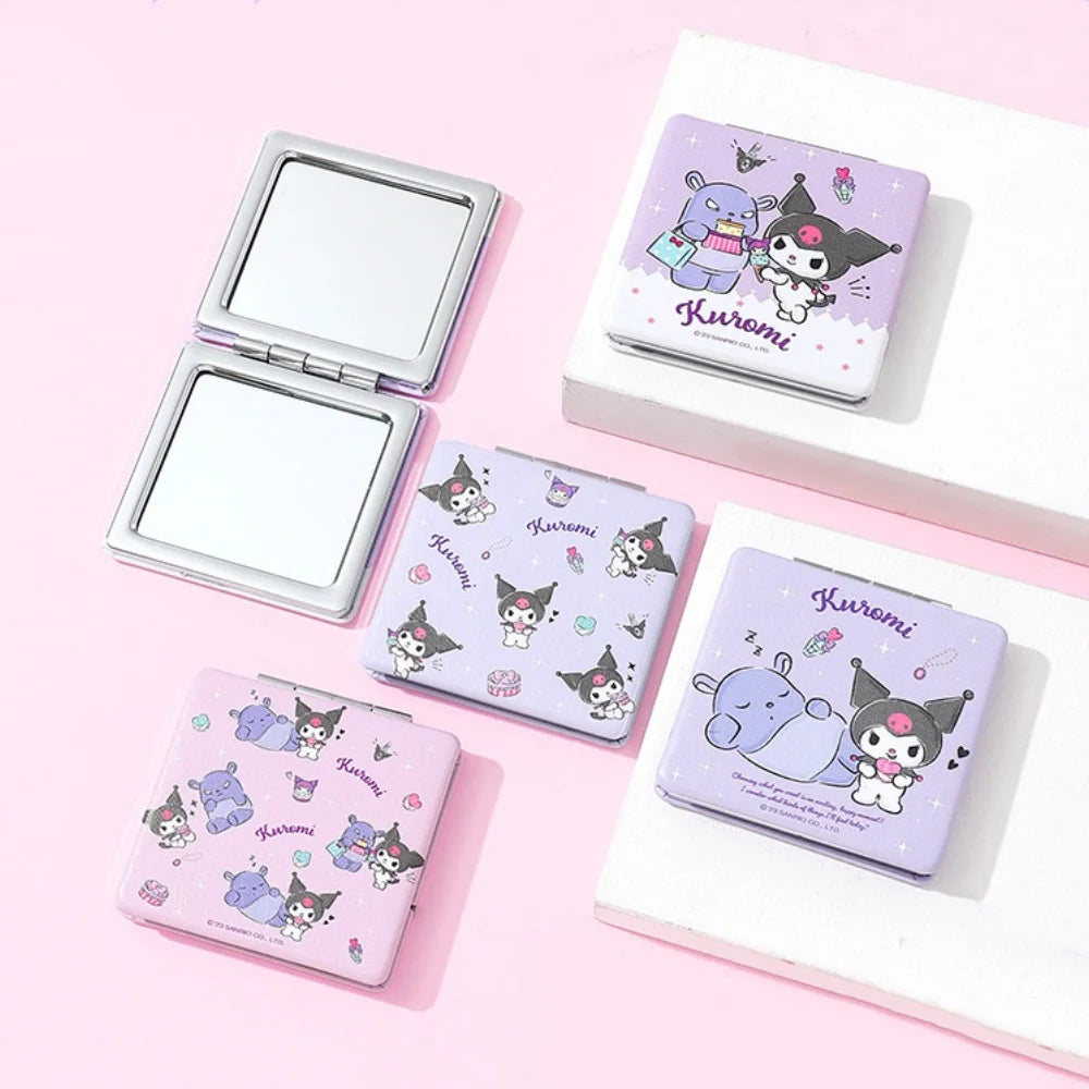 Genuine Hello Kitty Melody Folding Makeup Mirror Cartoon