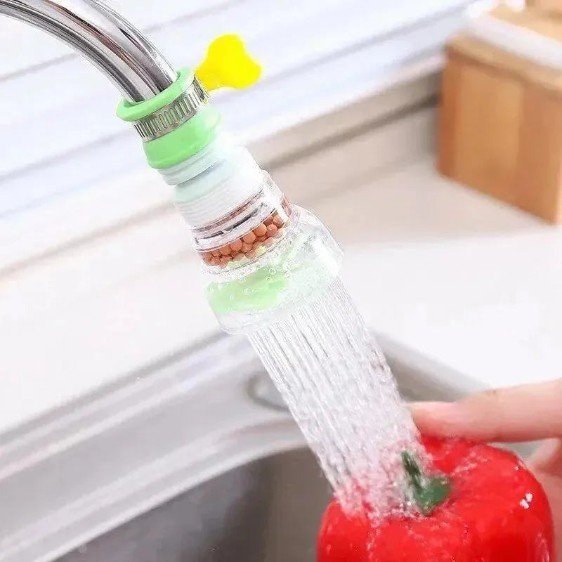 Anti-Splashing Faucet Can Rotate Extend Filter Universal Water