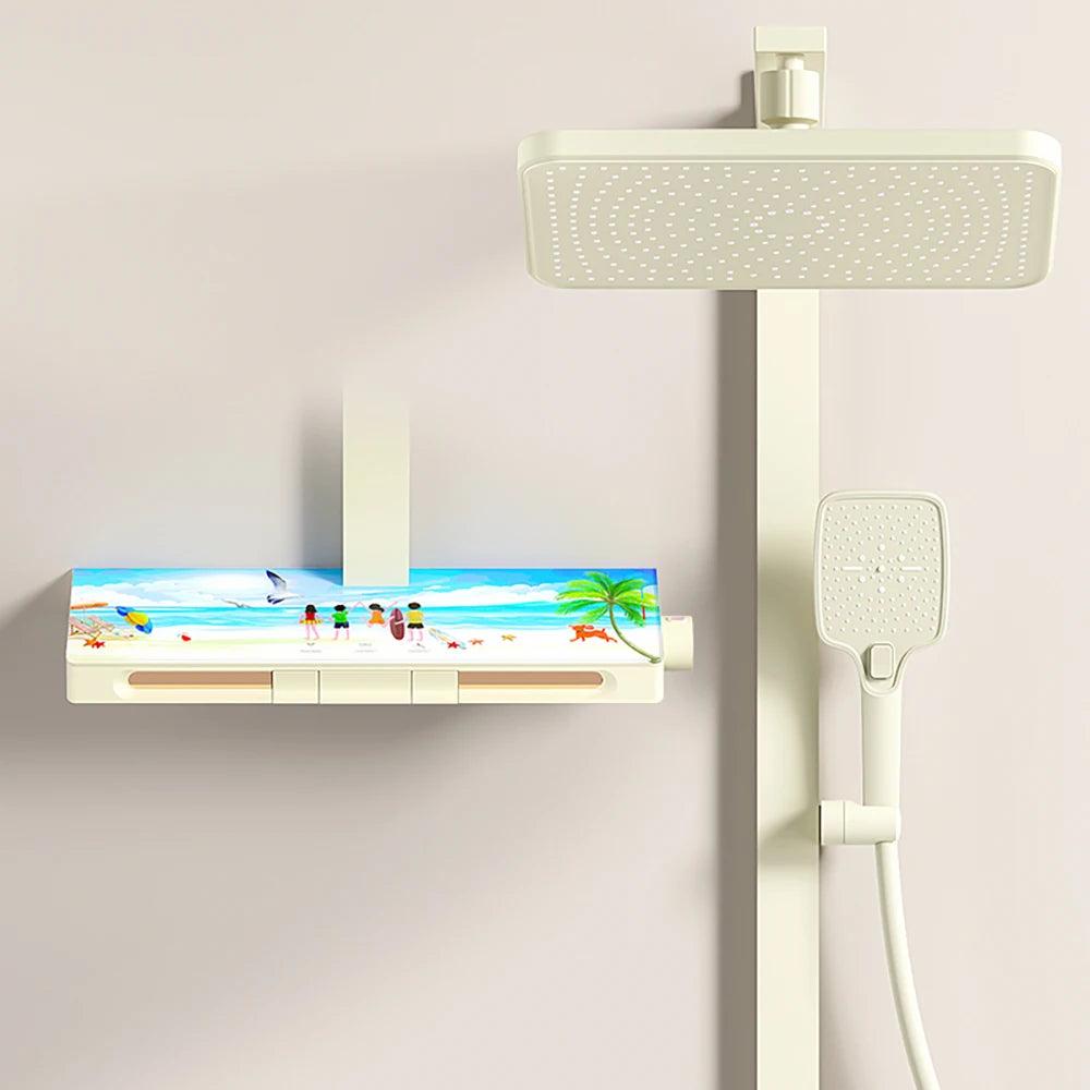 Chrome Piano Digital Bathroom Shower Cold Digital Bathroom