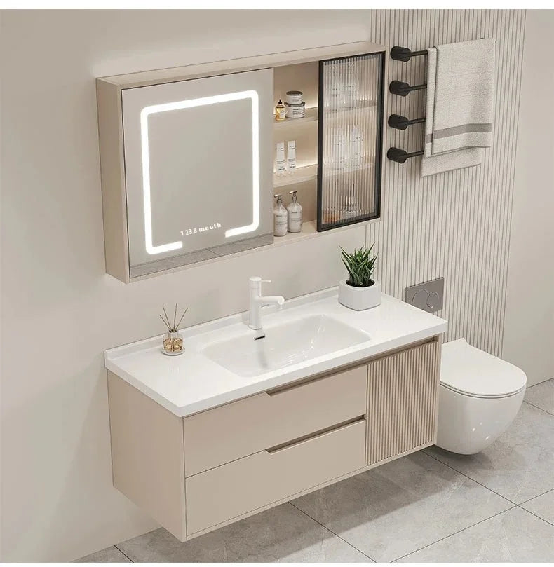 Modern Basin Bathroom Cabinet Combination Sink Minimalist