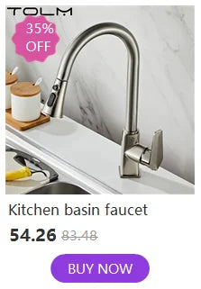 Tolm Brushed Nickel Modern Polished Chrome Brass Sink