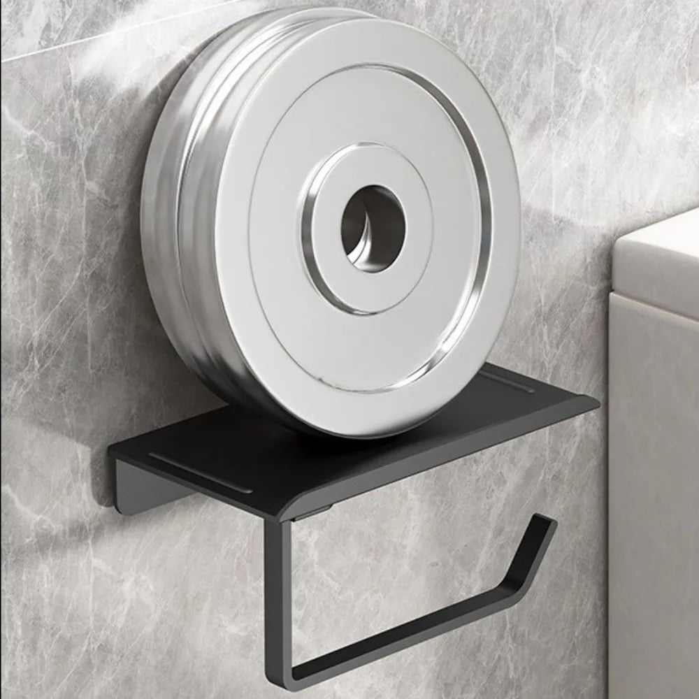 Wall Mounted Toilet Paper Holder No Drill Self