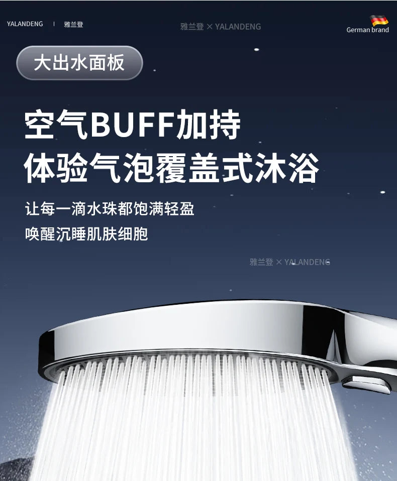 15cm Big Panel High Pressure Shower Head Filter