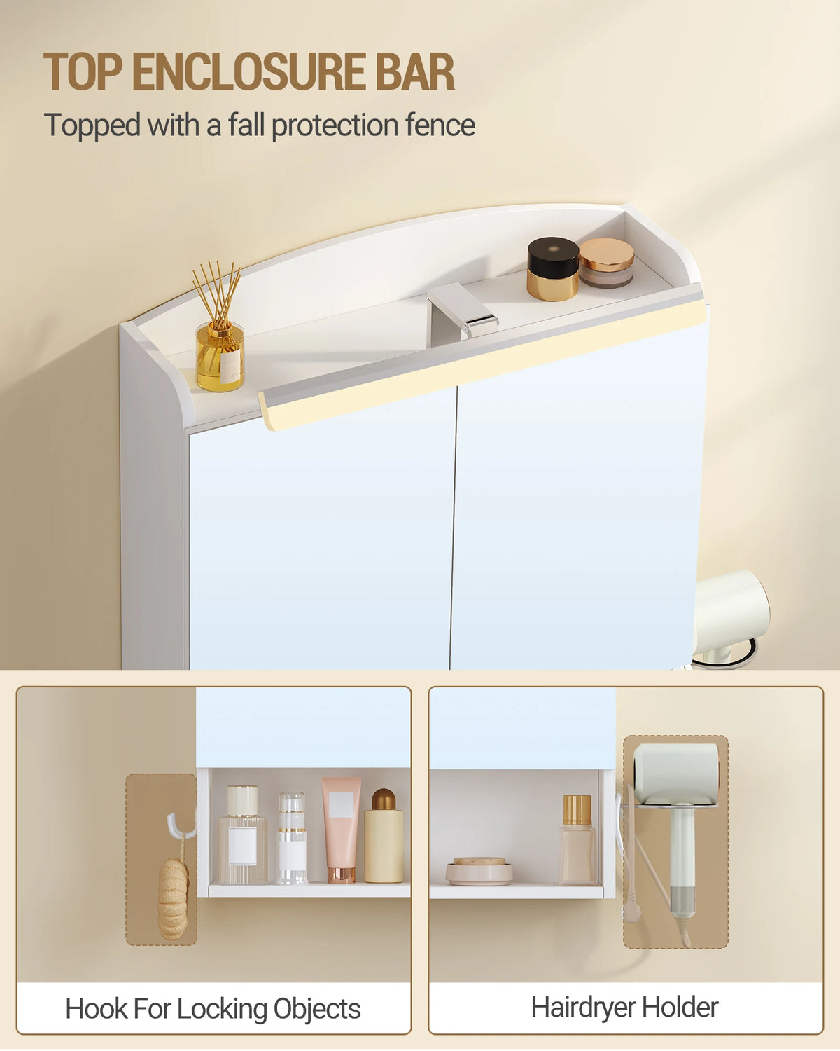 Bathroom Mirror Cabinet Lighting Bathroom Cabinet Mirror Wall