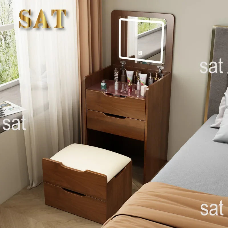 Modern White Wood Dresser Nightstand Bedroom Makeup Vanity