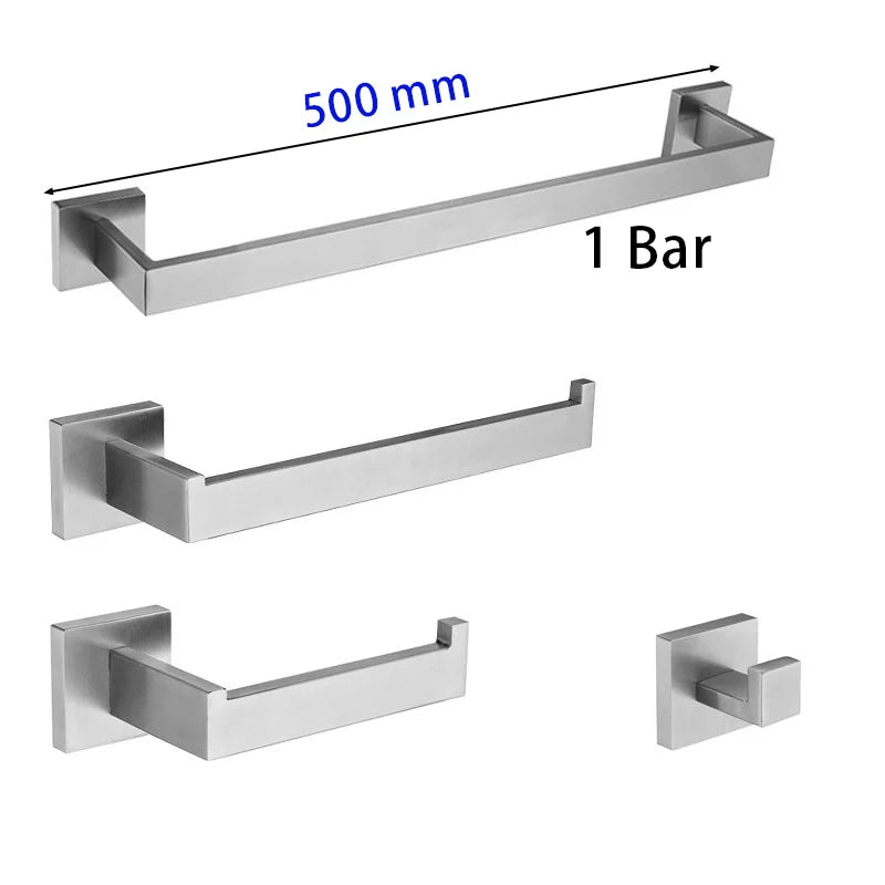 Stainless Steel Bathroom Brushed Nickel Towel Rack Toilet