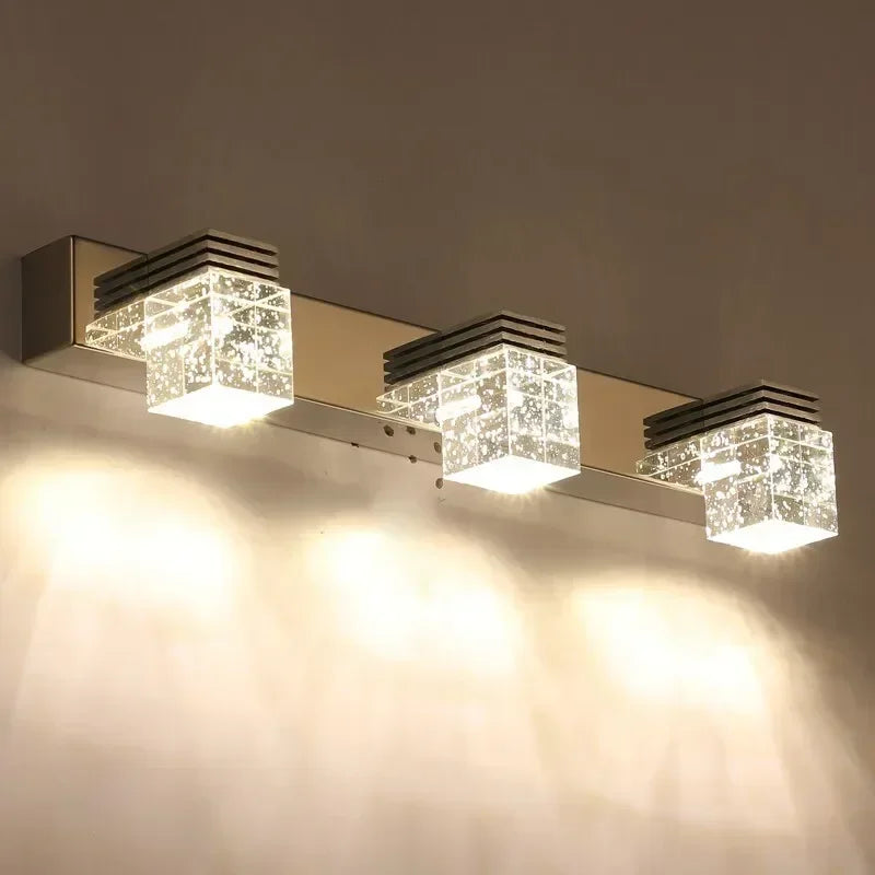 Modern Led Wall Lamp Crystal Sconce Living Dining