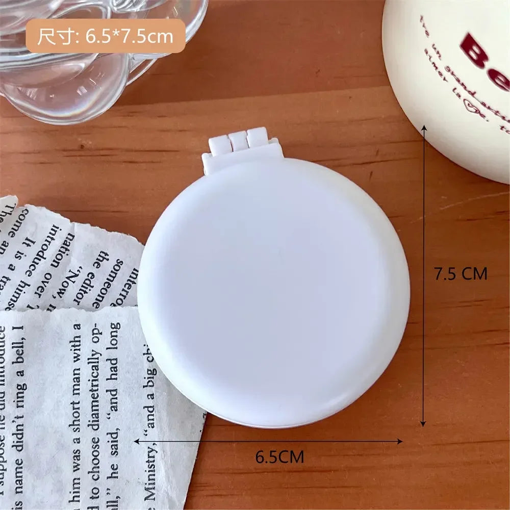 Cute Cartoon Foldable Comb Makeup Mirror Air Cushion