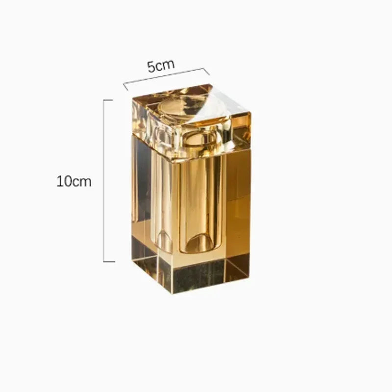 Light Luxury Crystal Glass Bathroom High End Shampoo