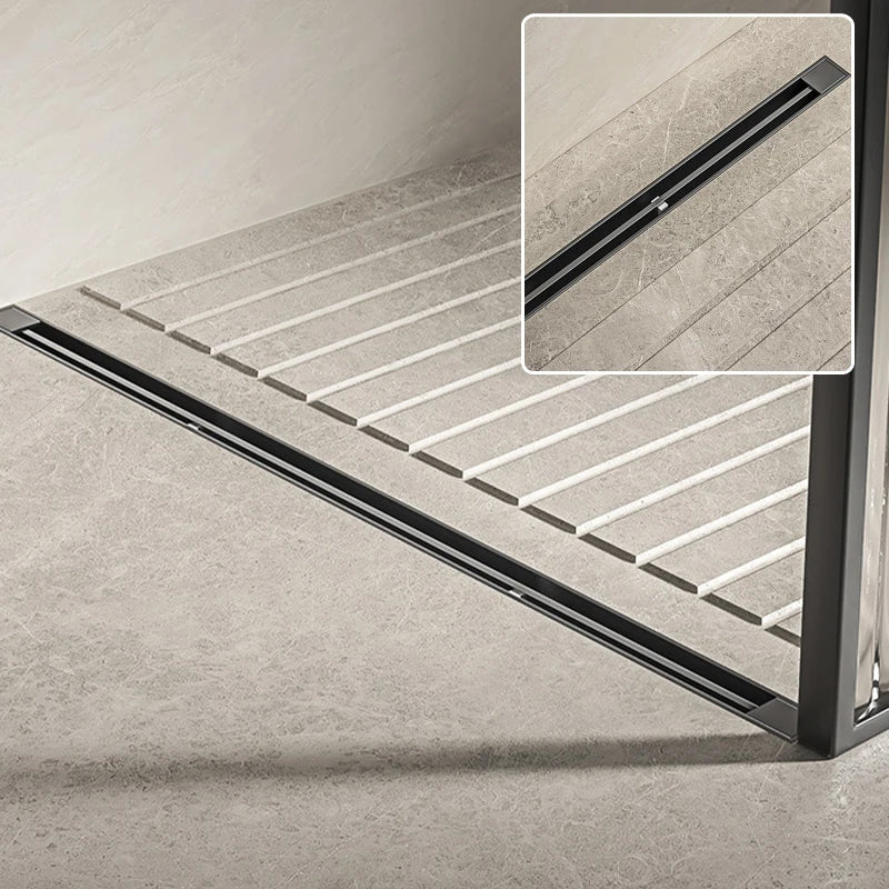 2cm Wide Floor Drain Stainless Steel Linear Narrow