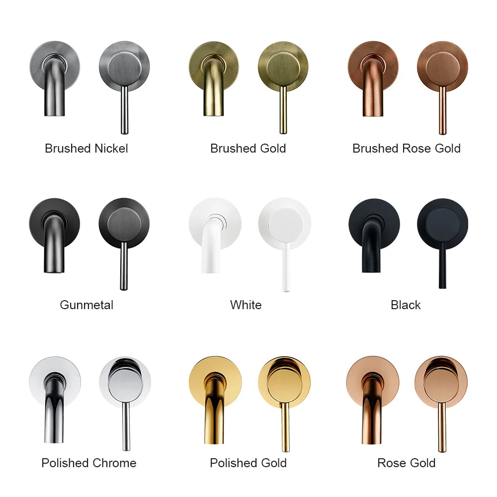 Bagnolux Ronda Stainless Steel Solid Brass Trim Taps