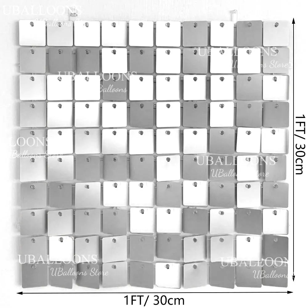49pcs Champagne Gold Shimmer Wall Panels 7x7ft Matte