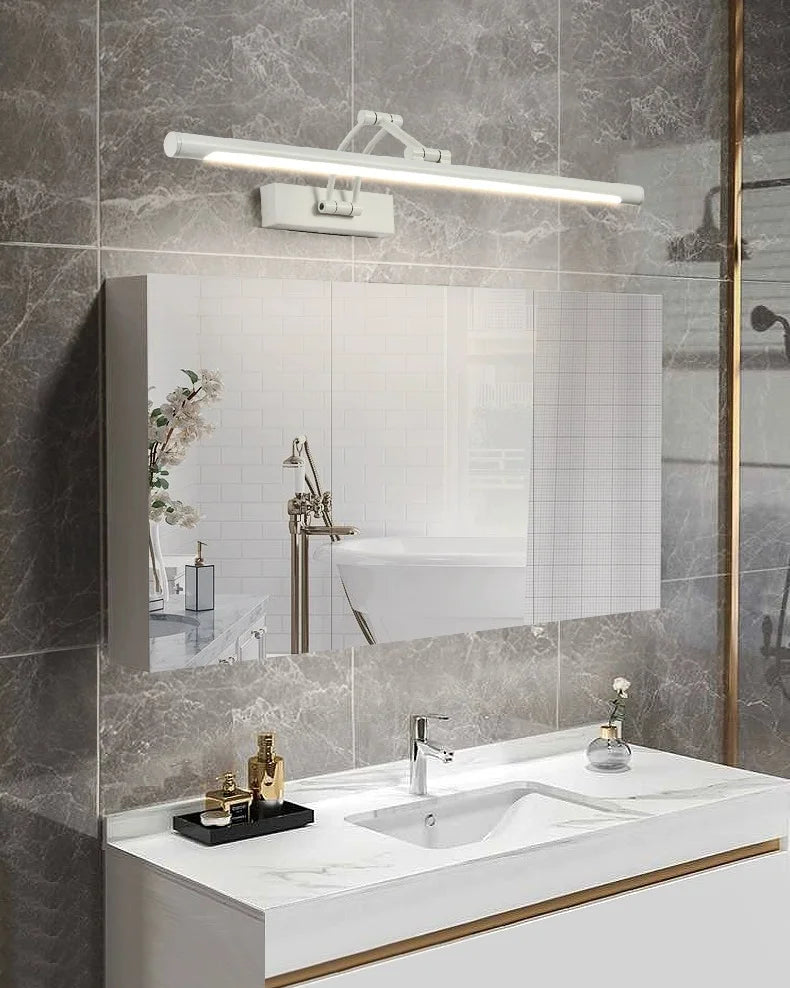 Modern Led Bathroom Vanity Light Adjustable Angle Black/White