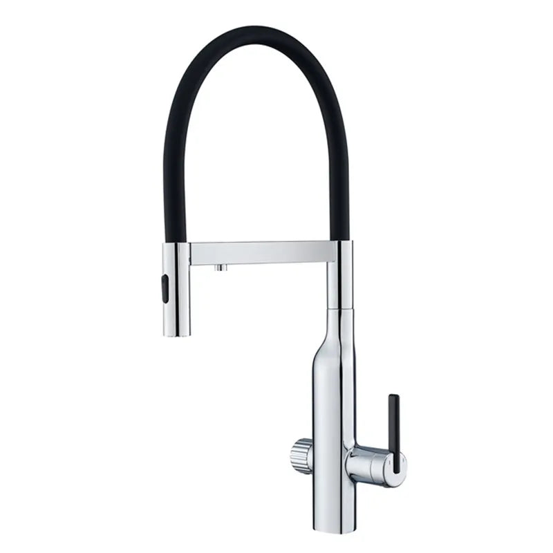 Brushed Rose Gold Brass Pull-Out Cold Water Hole